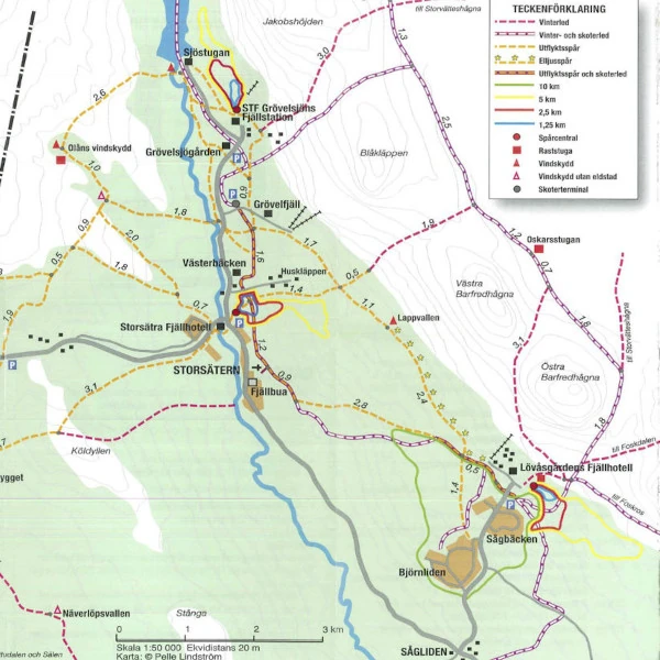 Karta – Längdskidåkning